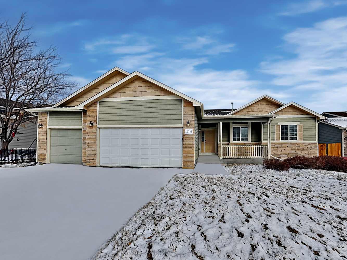 Front of 10737 Darneal Dr, Fountain, CO