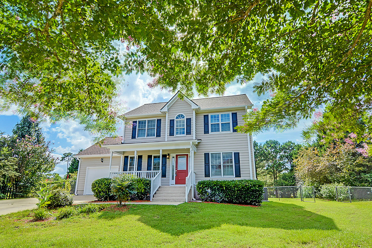 Front of 109 Woodsorrell Ct, Garner, NC