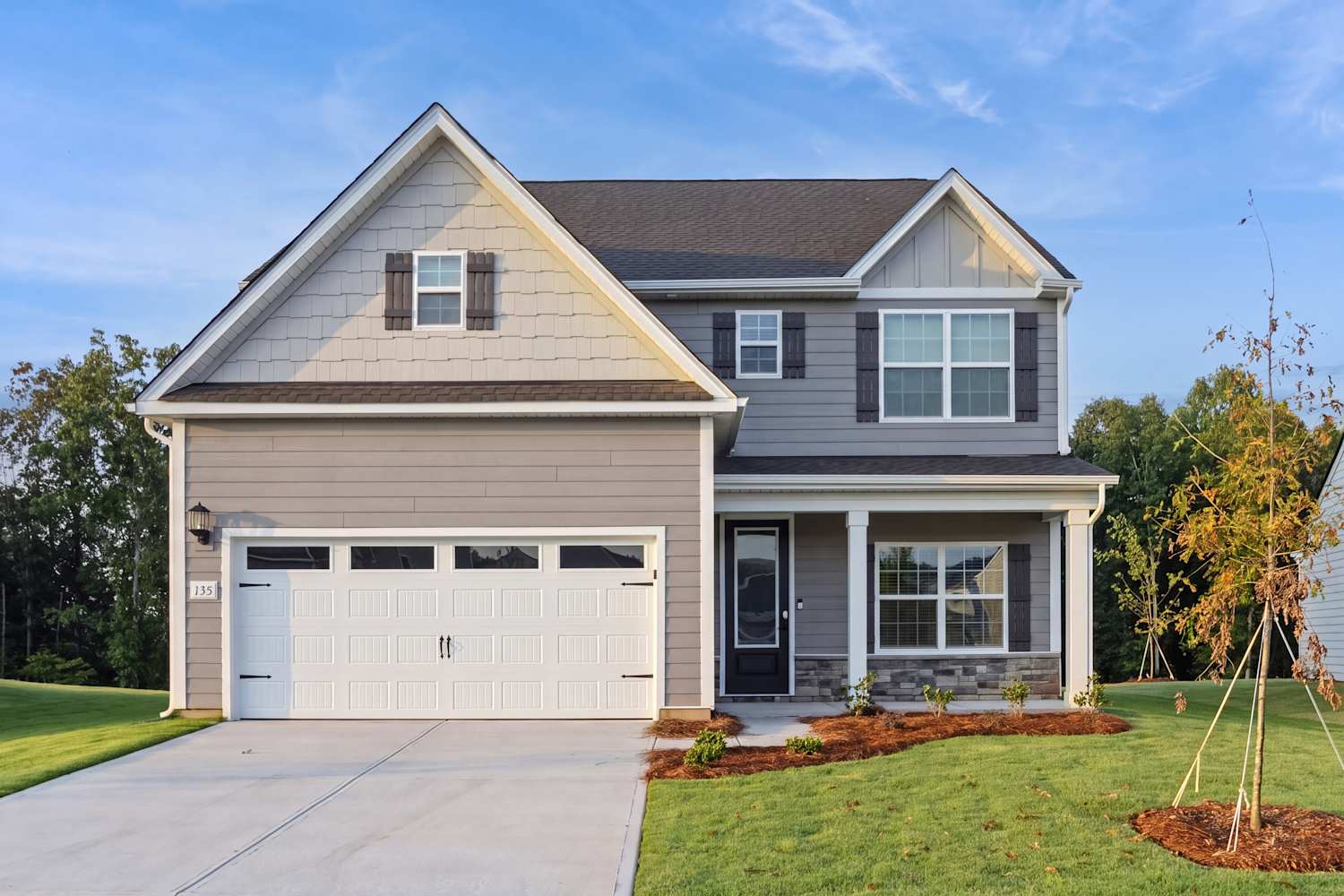 Front of 117 Brixham Loop, Troutman, NC