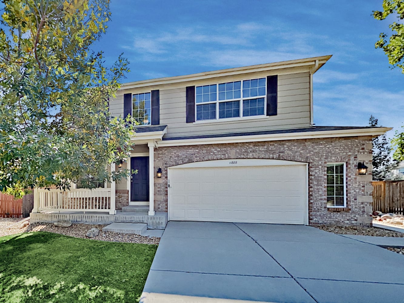 Front of 11888 Trail Ct, Parker, CO