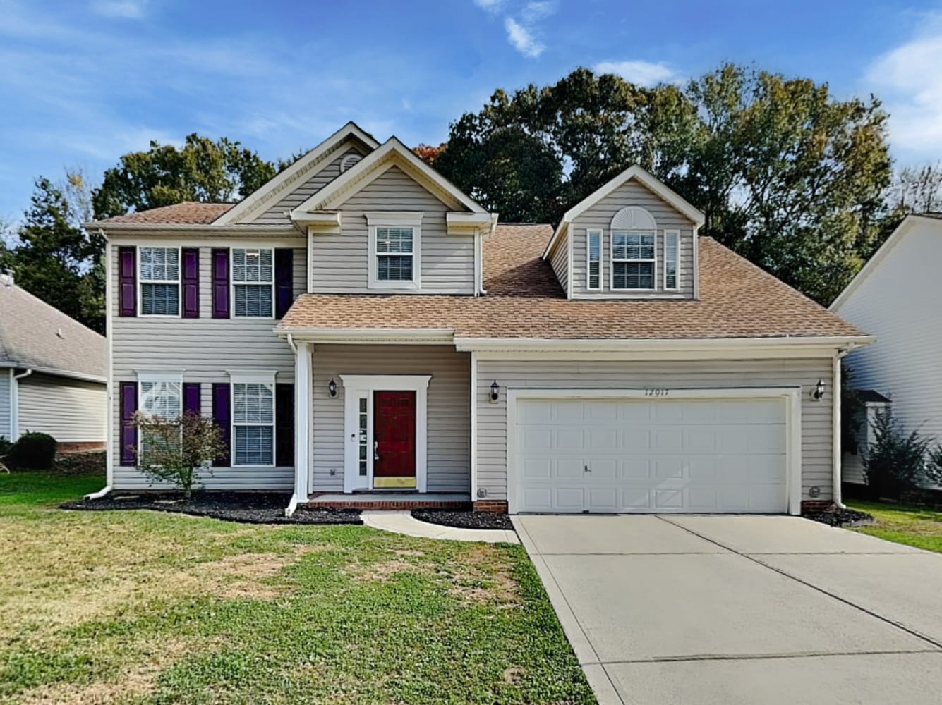 Front of 12017 Regent Ridge Ln, Charlotte, NC