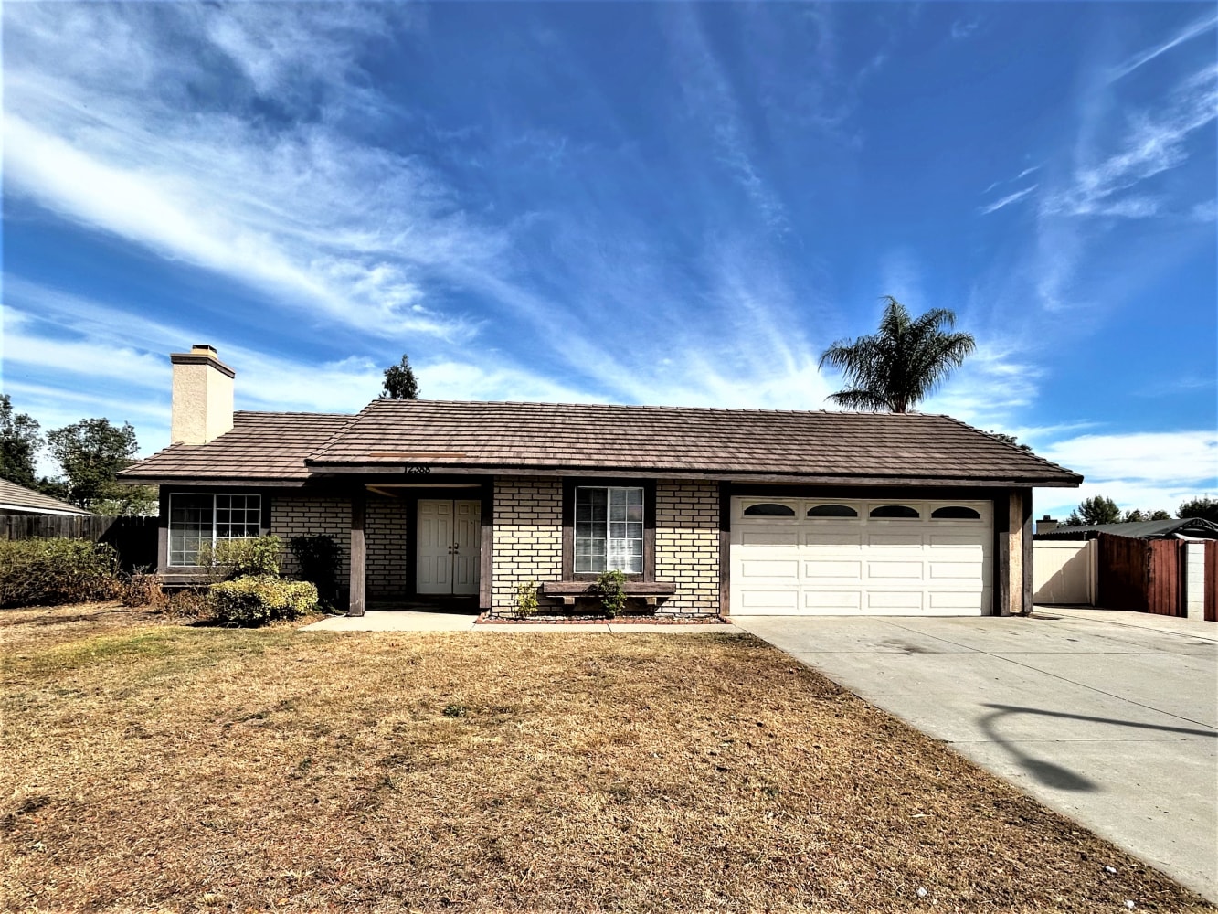 Front of 12388 Via de Palmas Ave, Moreno Valley, CA