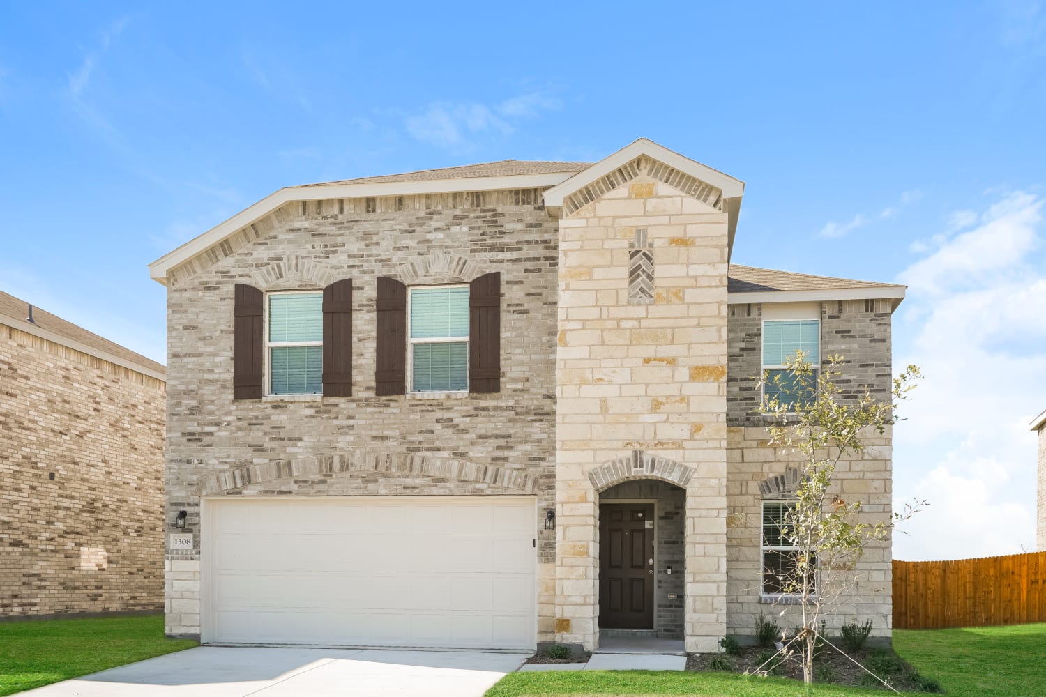 Front of 1308 Winterfell Dr, Forney, TX