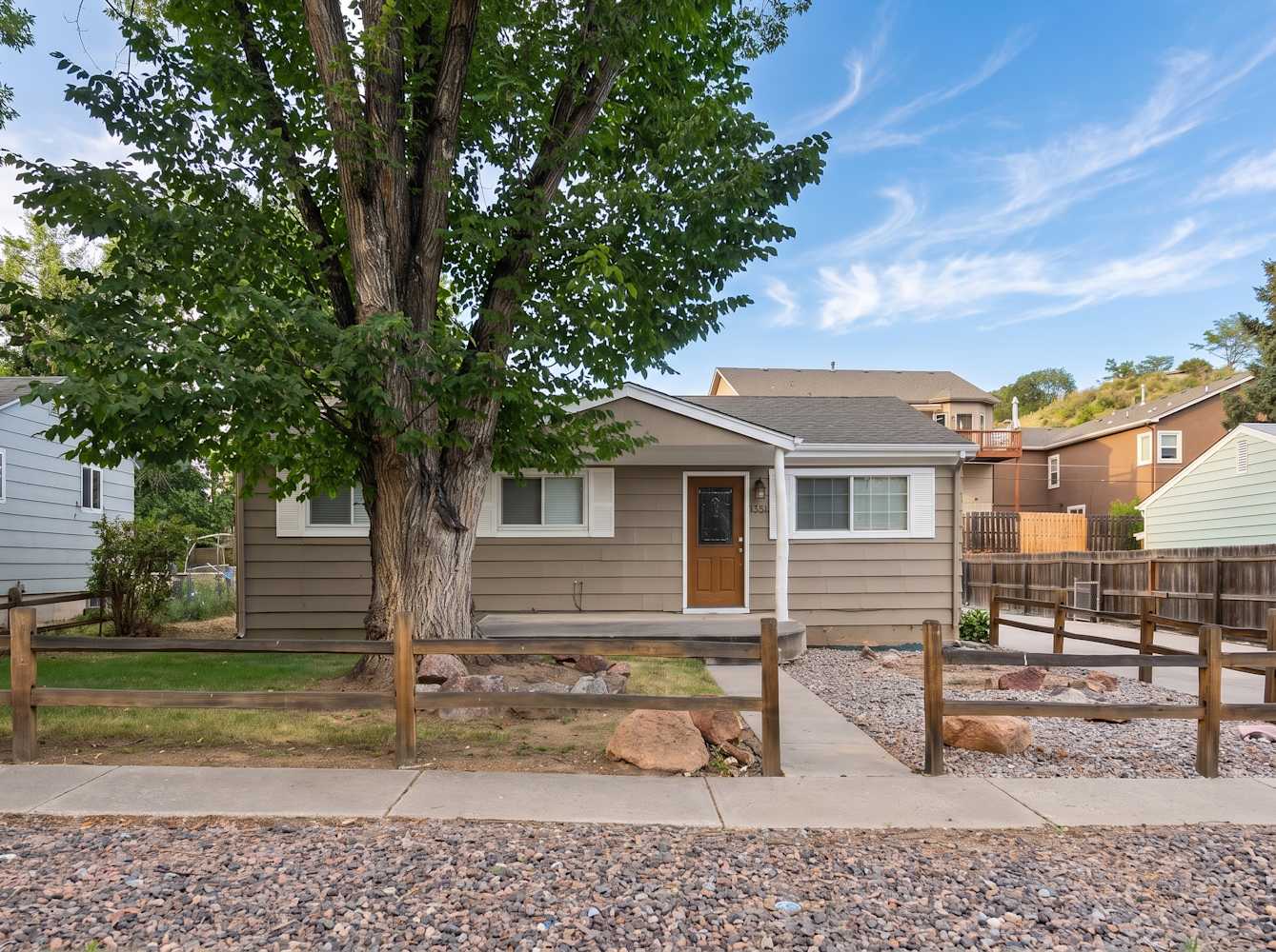 Front of 1351 Oswego St, Colorado Springs, CO