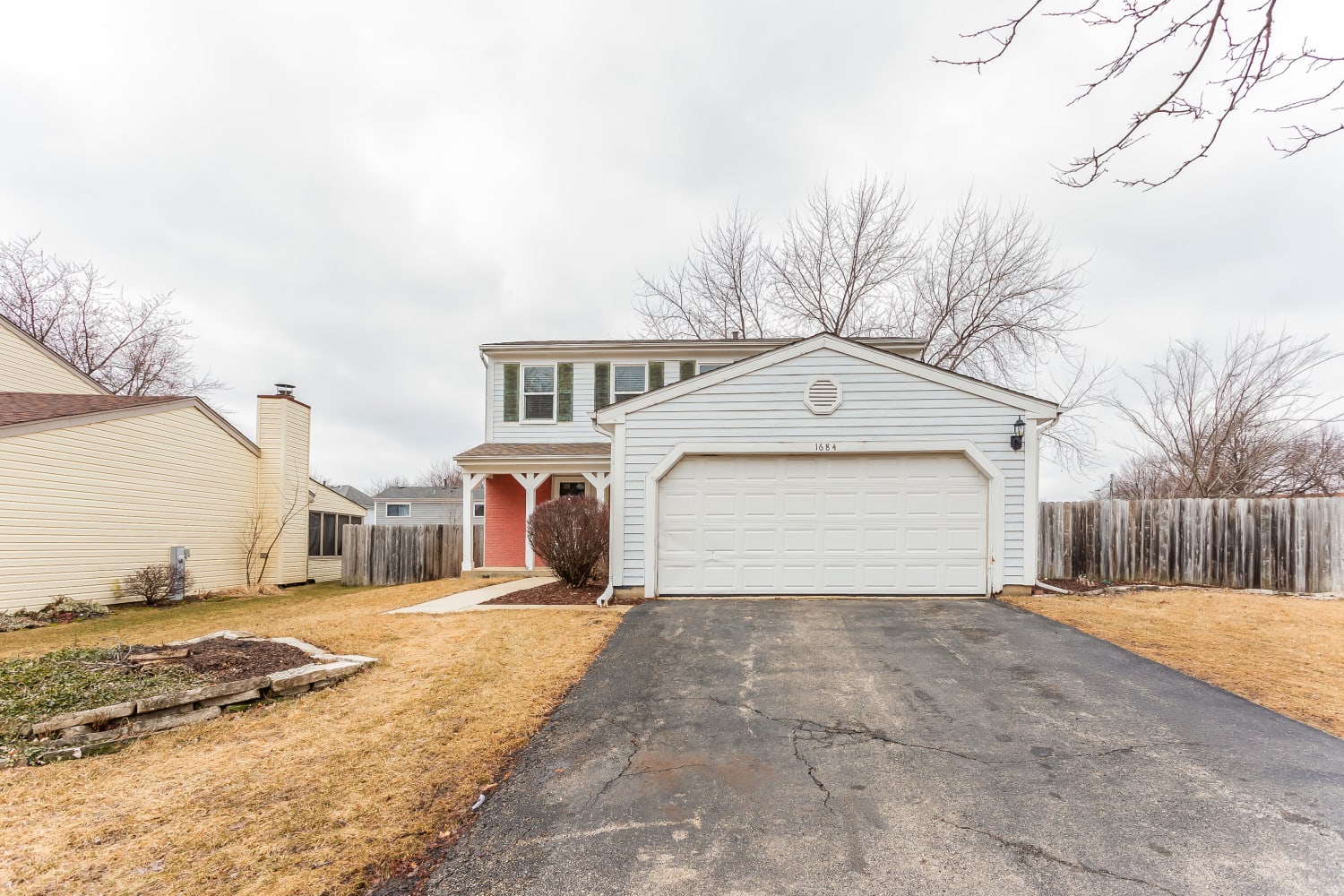 Front of 1684 Trafalgar Ln, Aurora, IL
