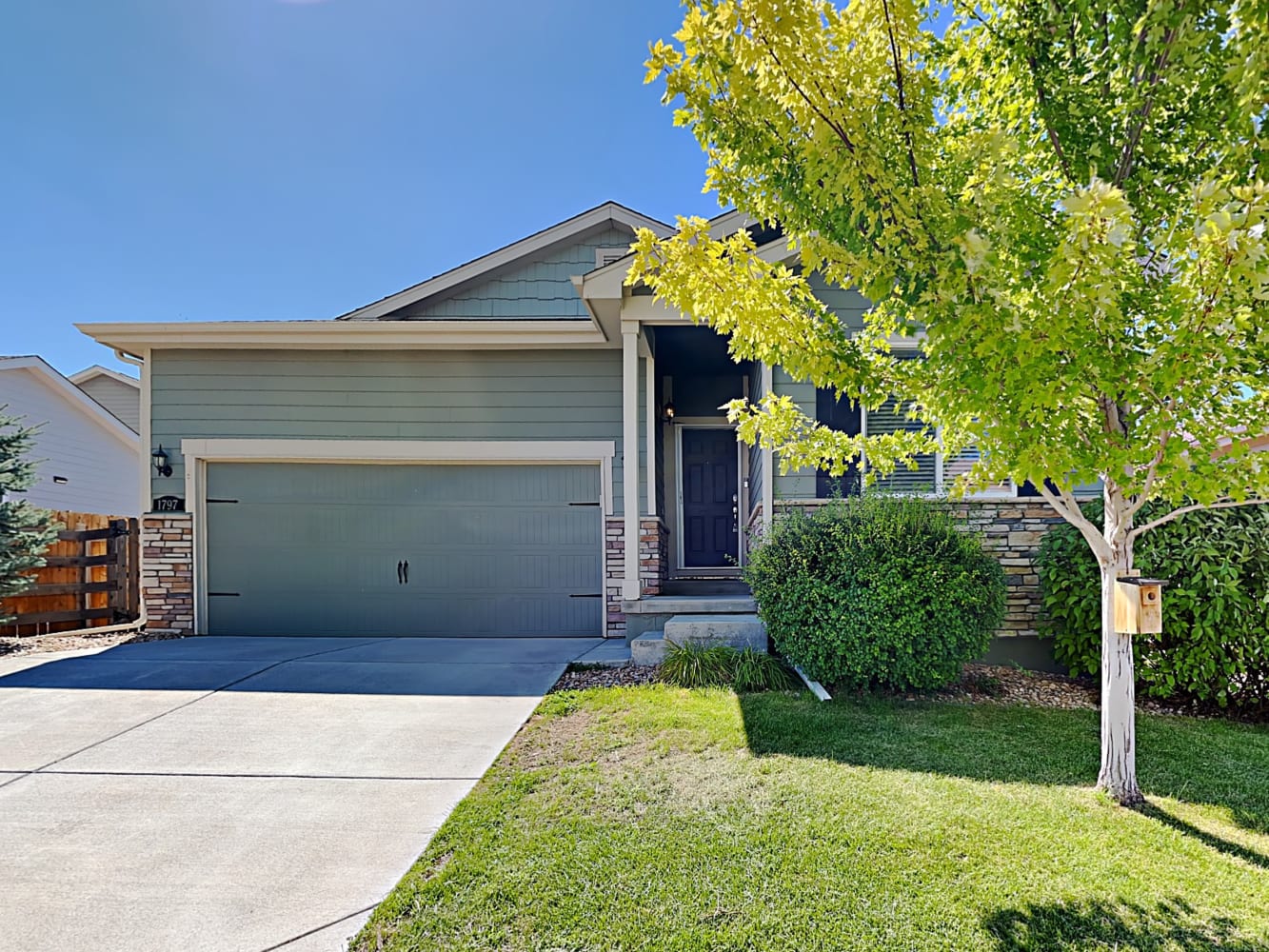 Front of 1797 Wildwood St, Lochbuie, CO