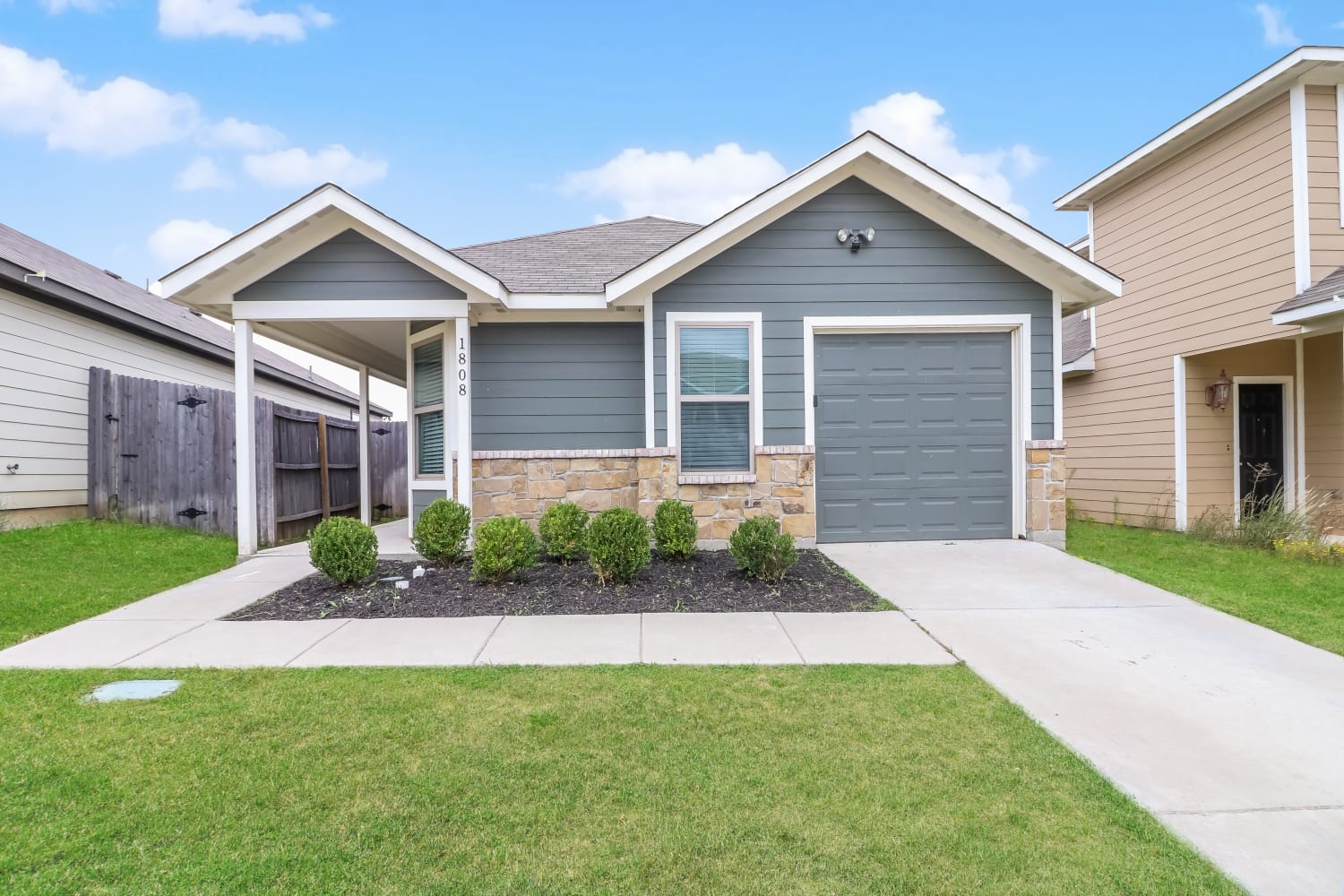 Front of 1808 Wickham, Burleson, TX