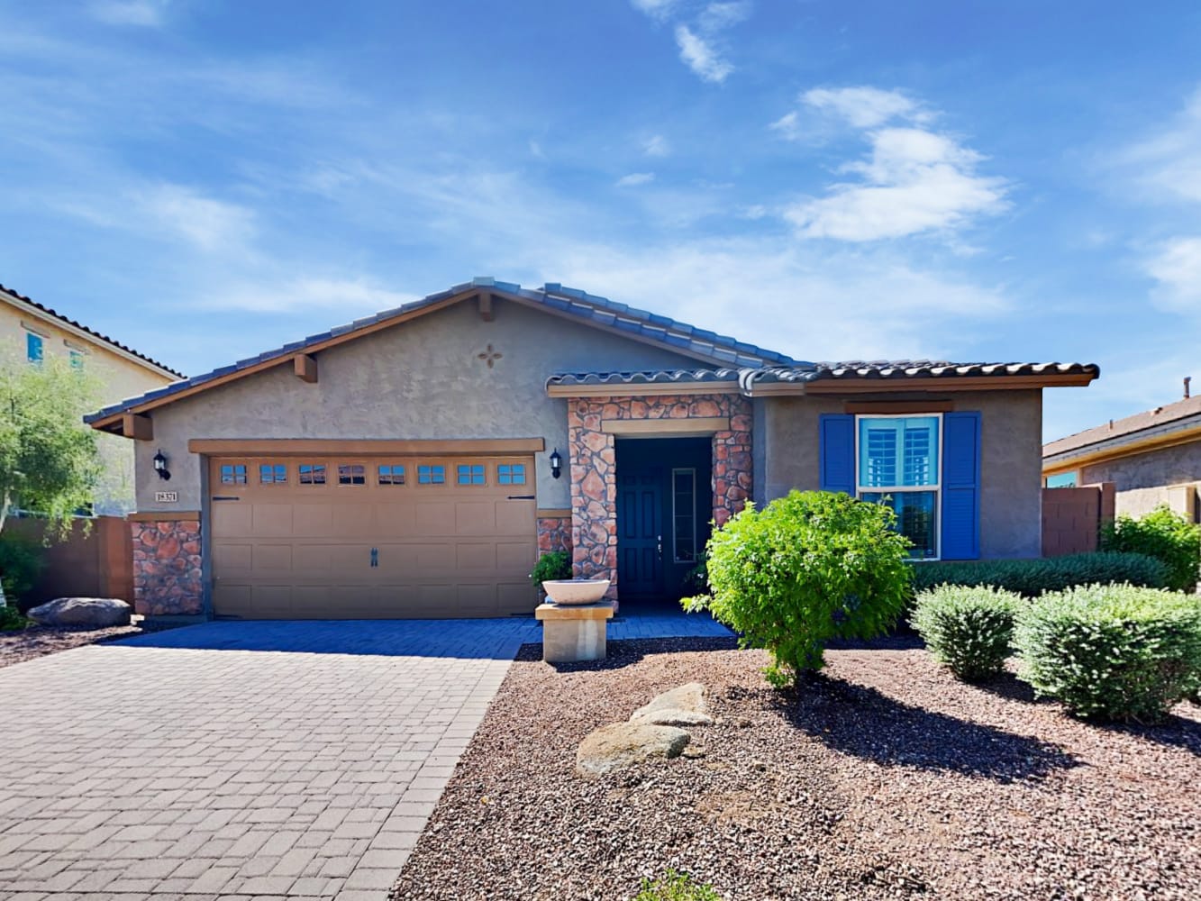 Front of 18371 W Vista Norte St, Goodyear, AZ
