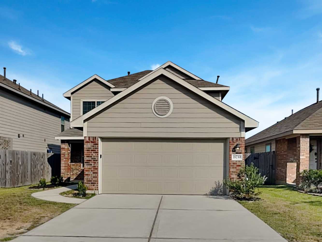 Front of 18739 Faustina Wy, New Caney, TX