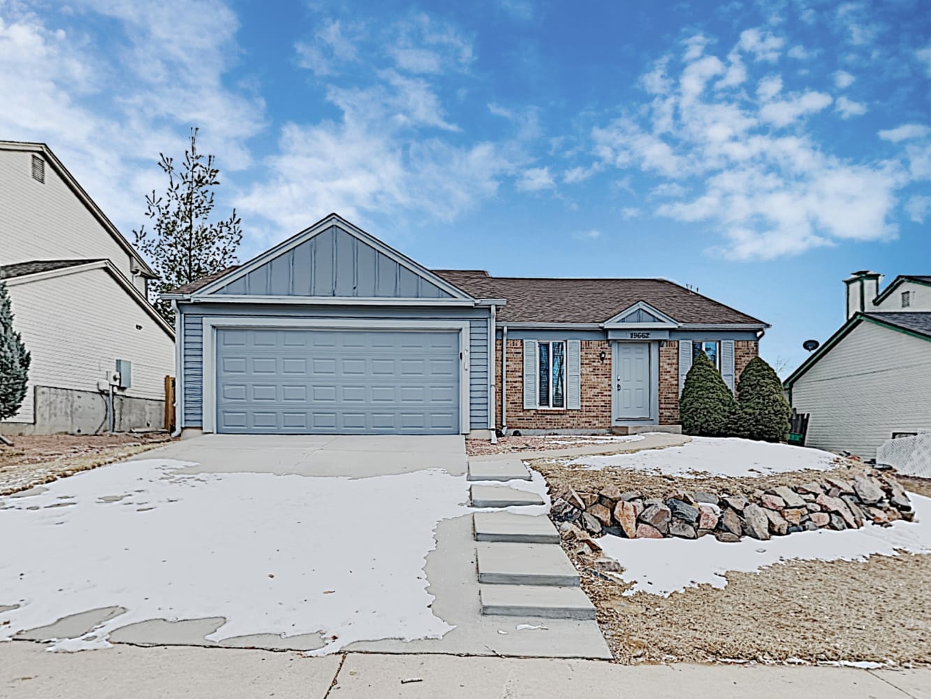 Front of 19662 E Bethany Dr, Aurora, CO