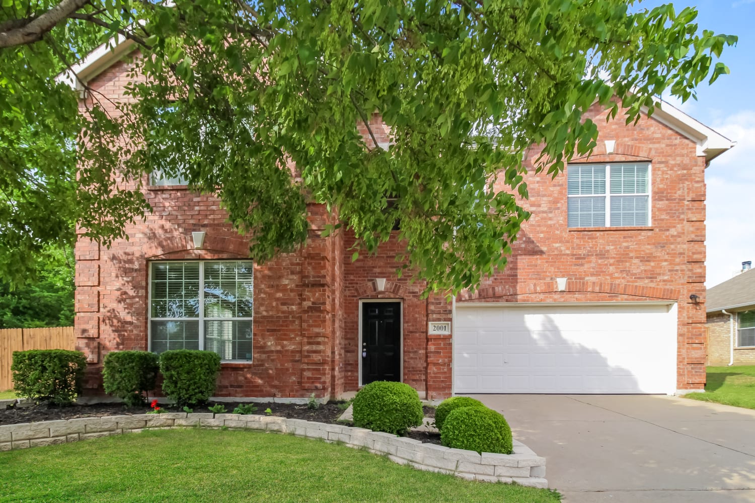 Front of 2001 Duce Creek, Little Elm, TX