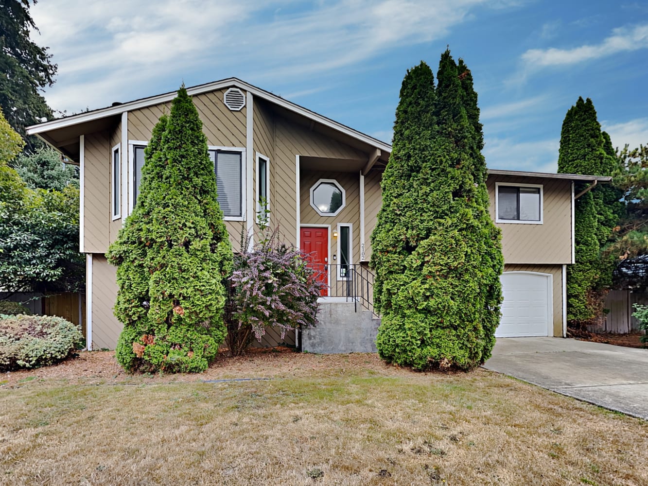 Front of 2102 167th Street Ct E, Spanaway, WA