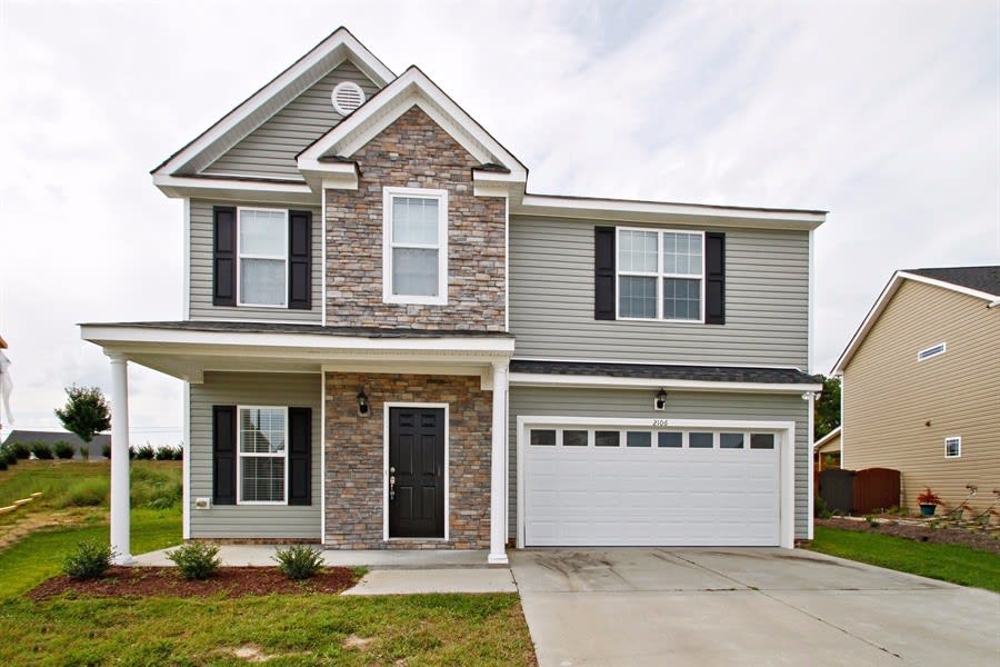 Front of 2106 King Malcolm Ln, Zebulon, NC