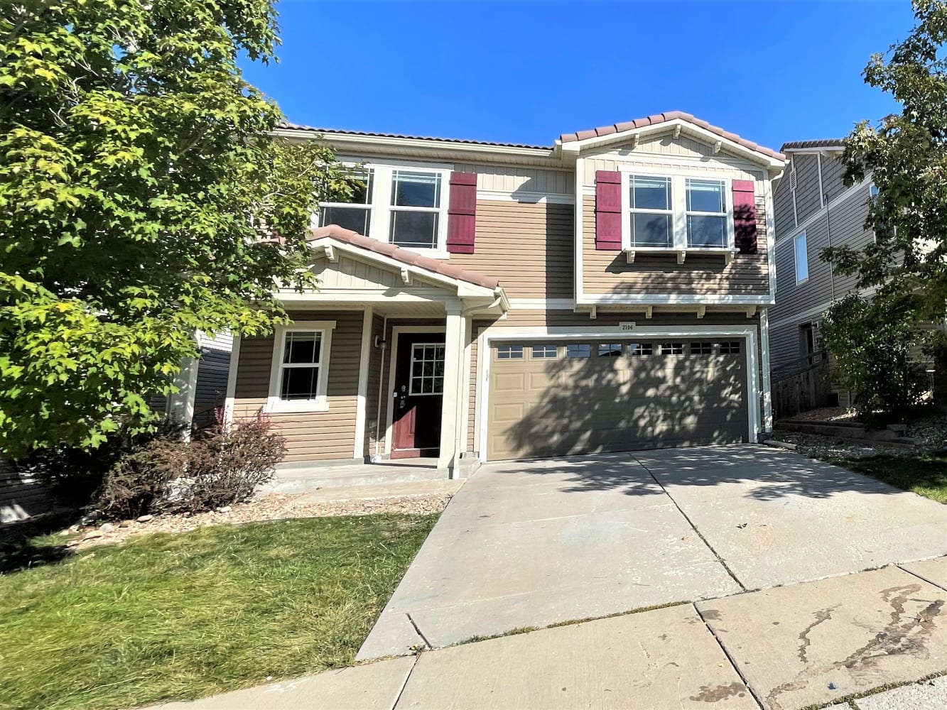 Front of 2106 Morningview Ln, Castle Rock, CO