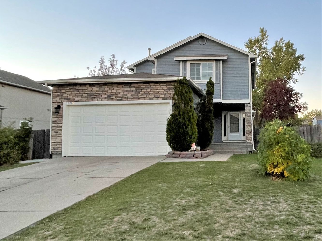 Front of 22226 E Oberlin Pl, Aurora, CO