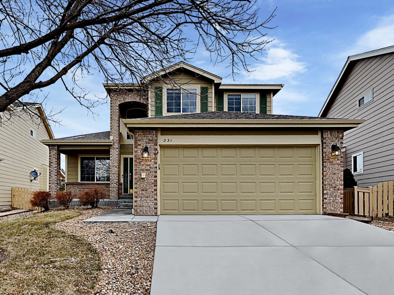 Front of 231 Masters Dr, Castle Rock, CO