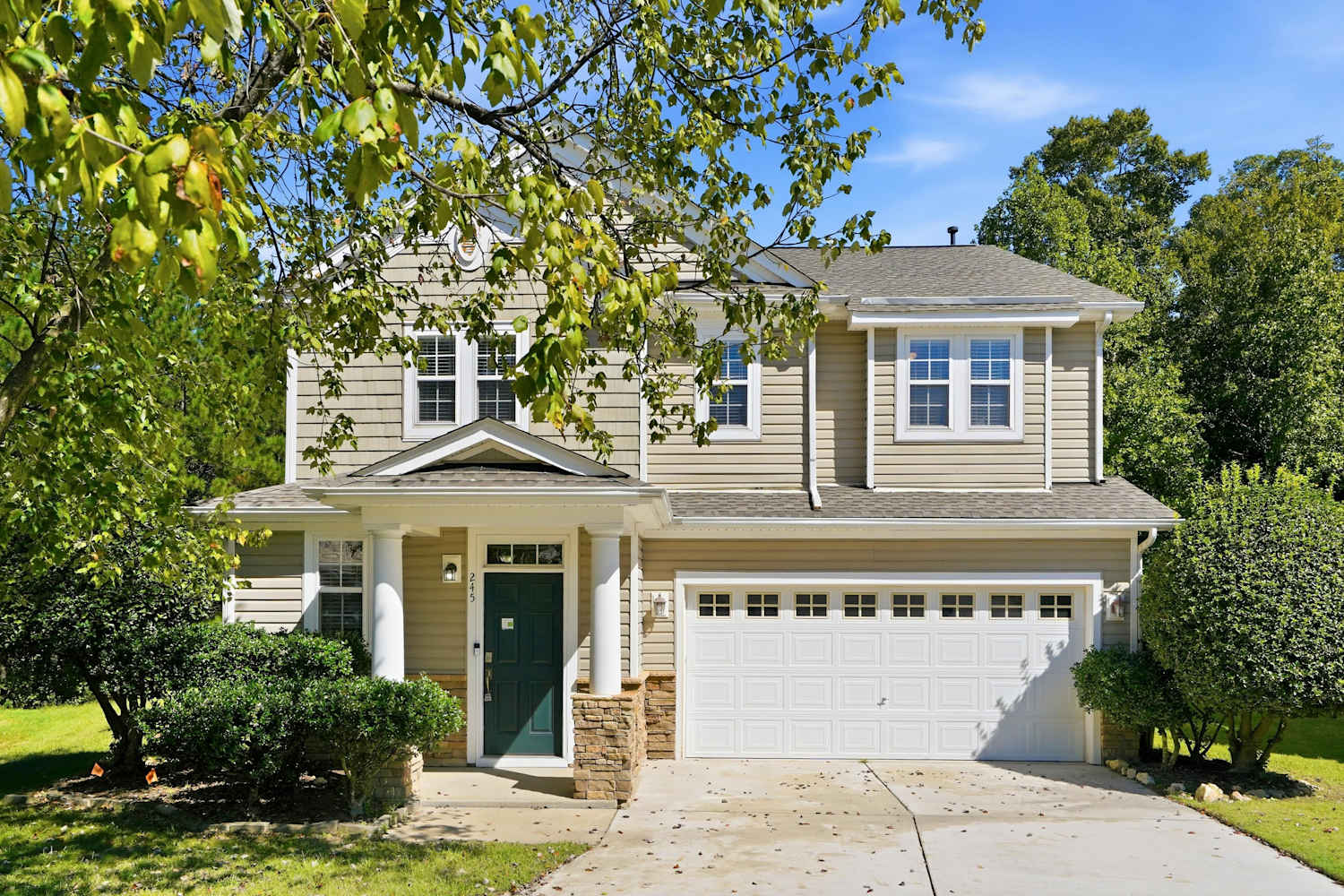 Front of 245 Georgetowne Dr, Clayton, NC