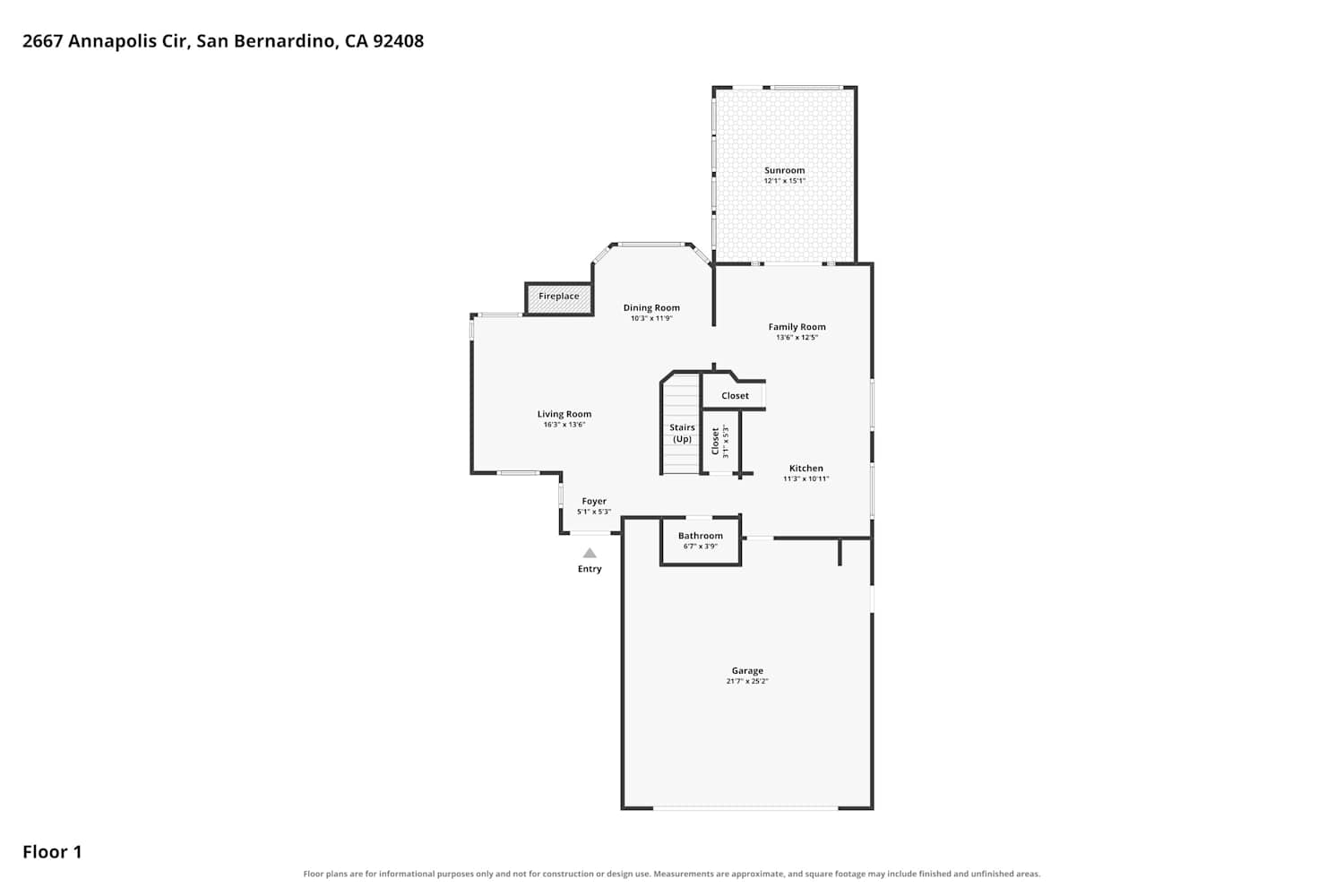 A house we rent in San Bernardino, CA