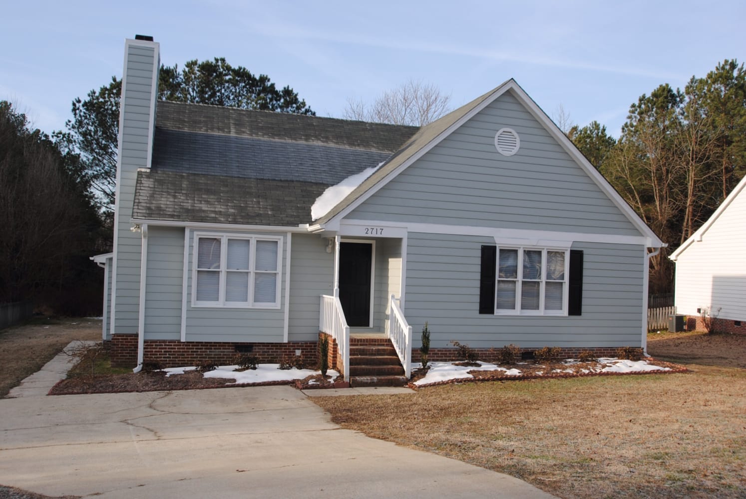 Front of 2717 Thurrock Dr, Apex, NC