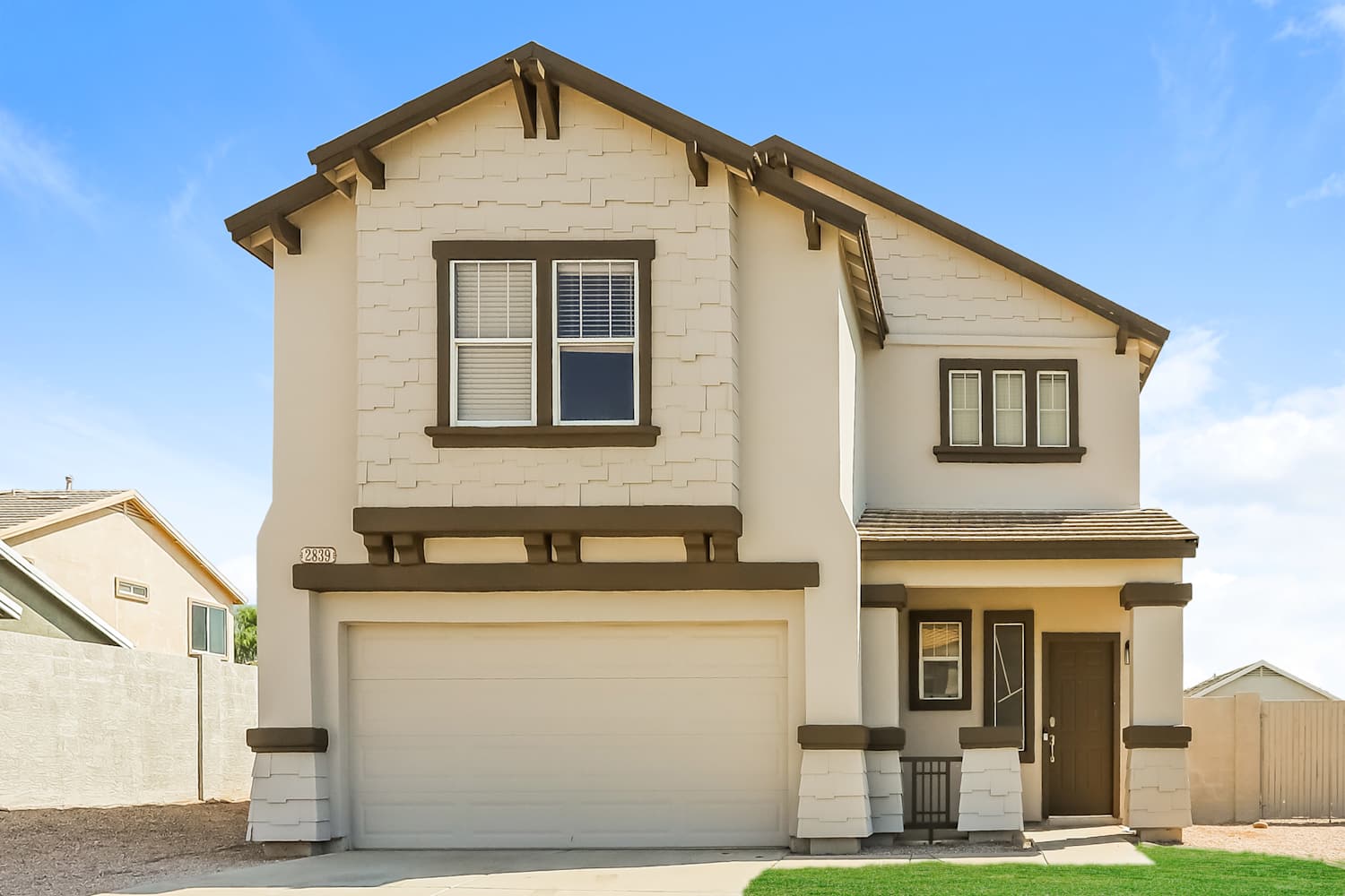 Front of 2839 S Benton Cir, Mesa, AZ
