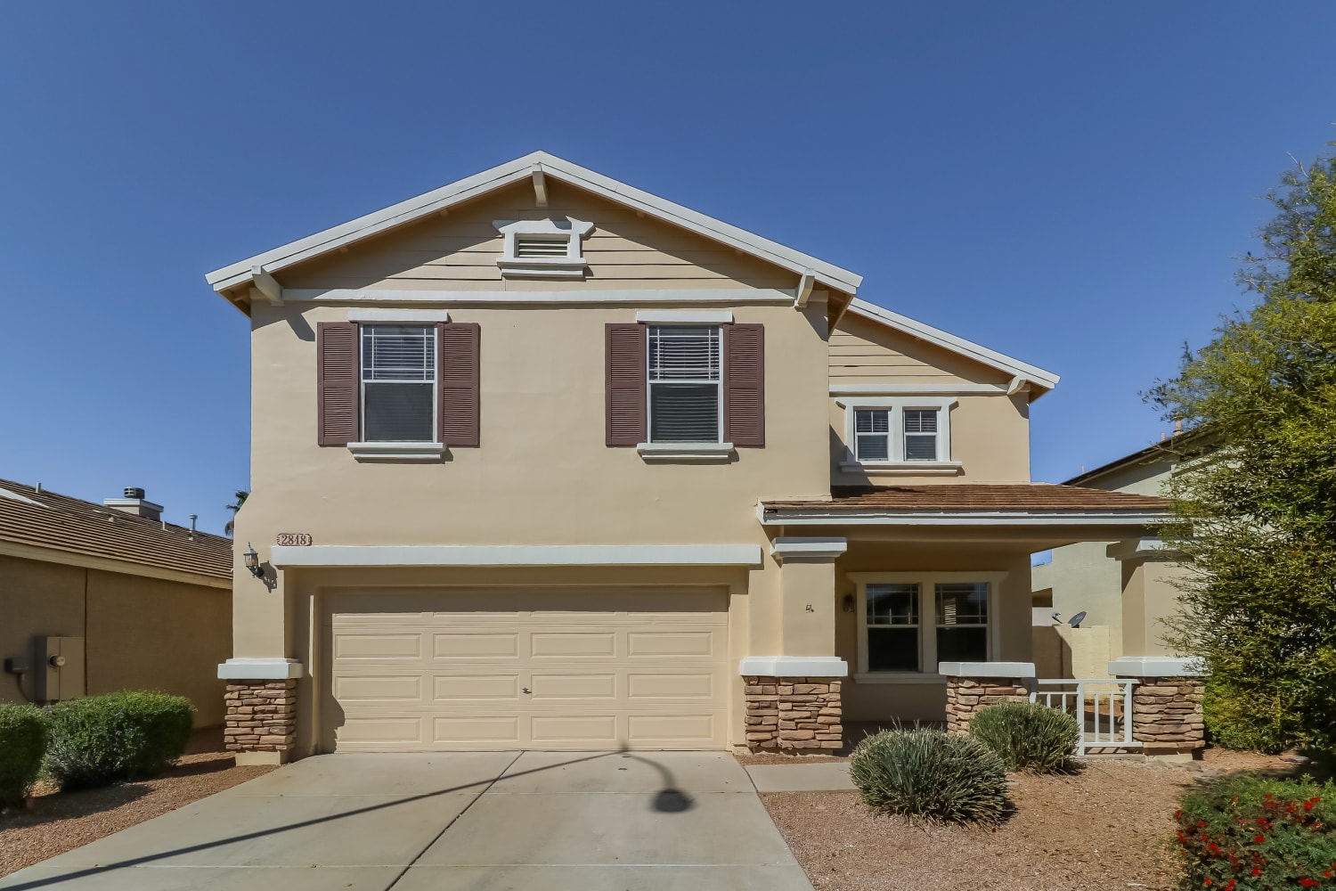 Front of 2848 South 106th Pl, Mesa, AZ