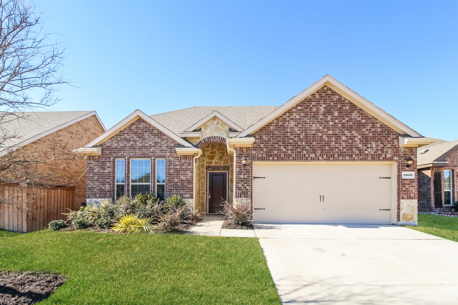 Front of 2909 Colorado, Little Elm, TX