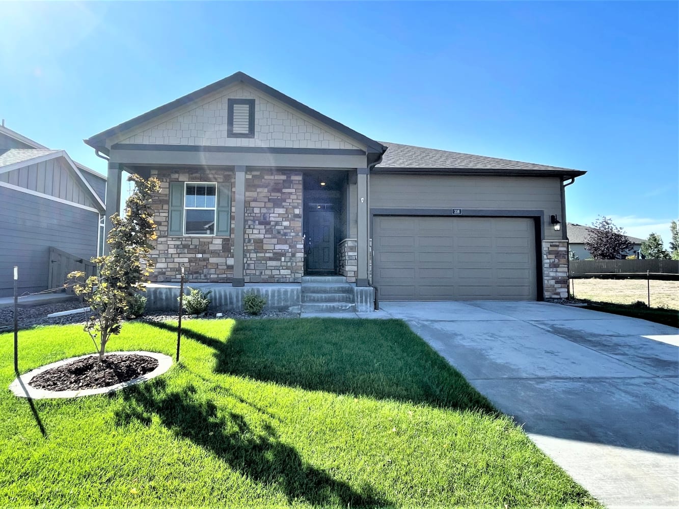 Front of 316 Central Ave, Severance, CO
