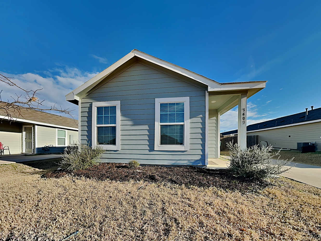 Front of 3403 Big Antero Ln, Crandall, TX