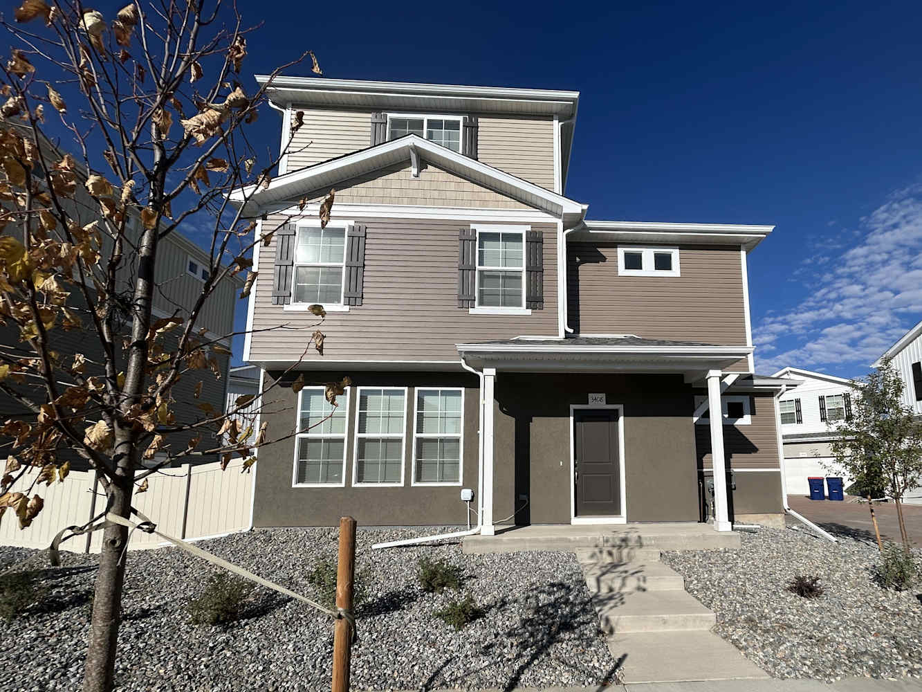 Front of 3408 Pearwood Dr, Johnstown, CO