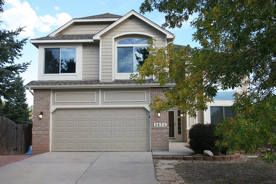 Front of 3875 Schoolwood Ct, Colorado Springs, CO