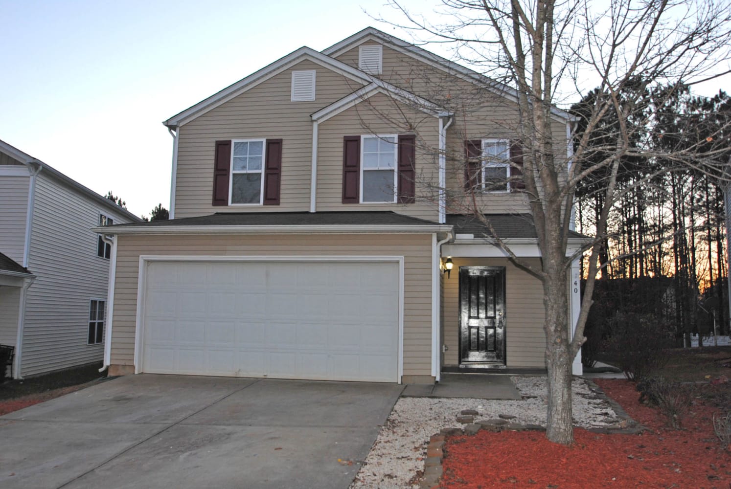 Front of 40 Buckleigh Dr, Clayton, NC