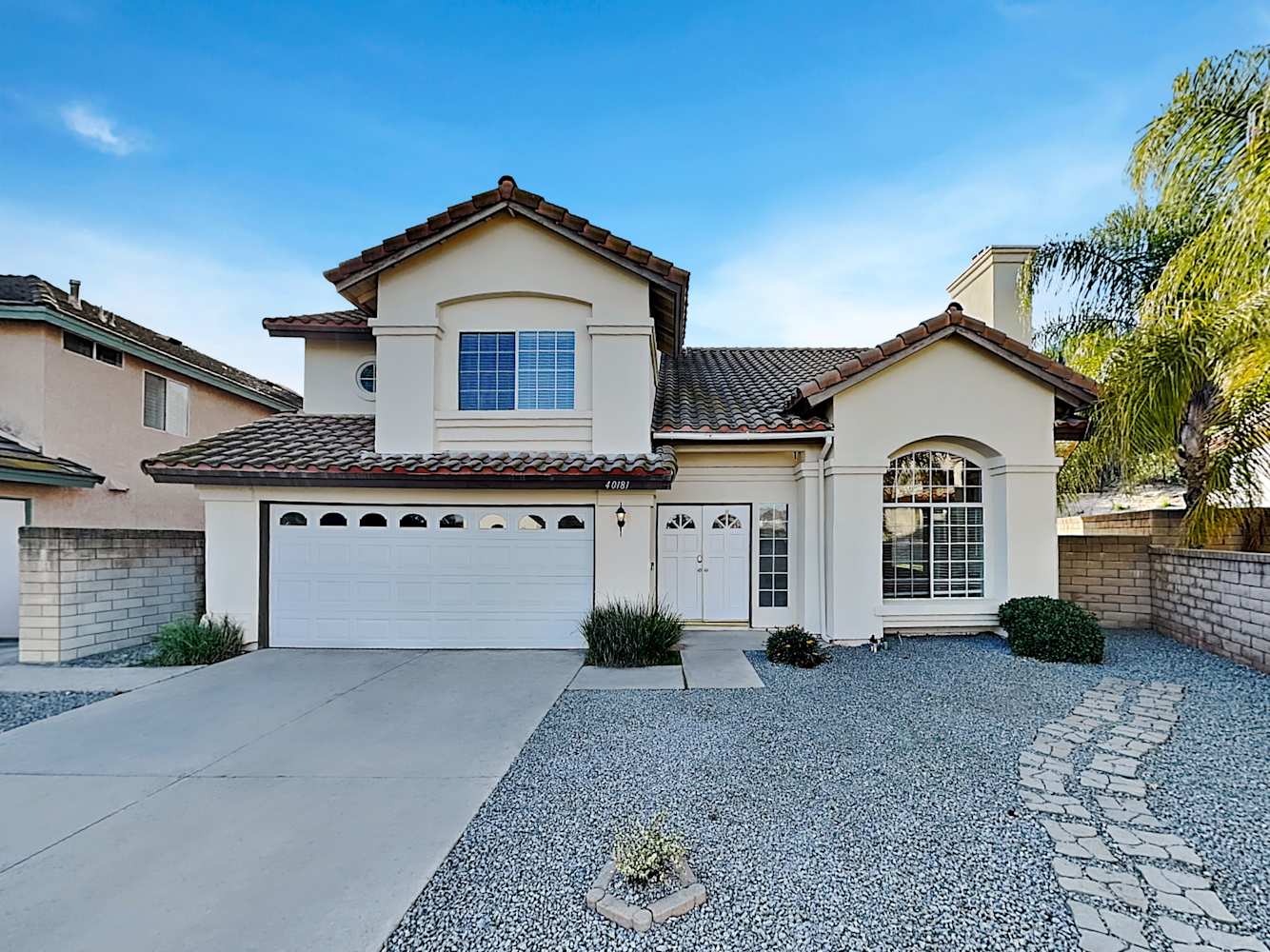 Front of 40181 White Leaf Ln, Murrieta, CA