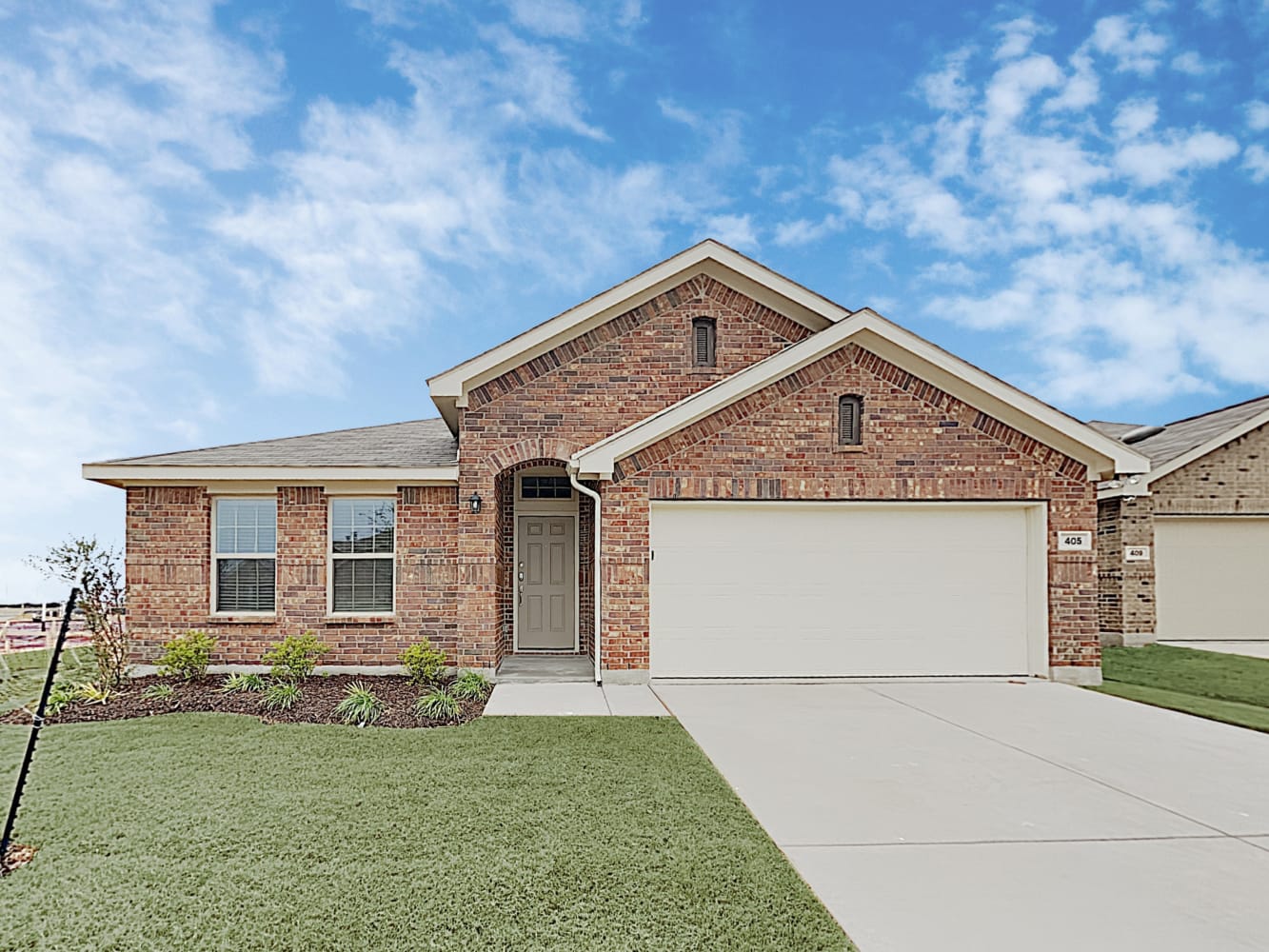 Front of 405 Pollyann Trl, Haslet, TX