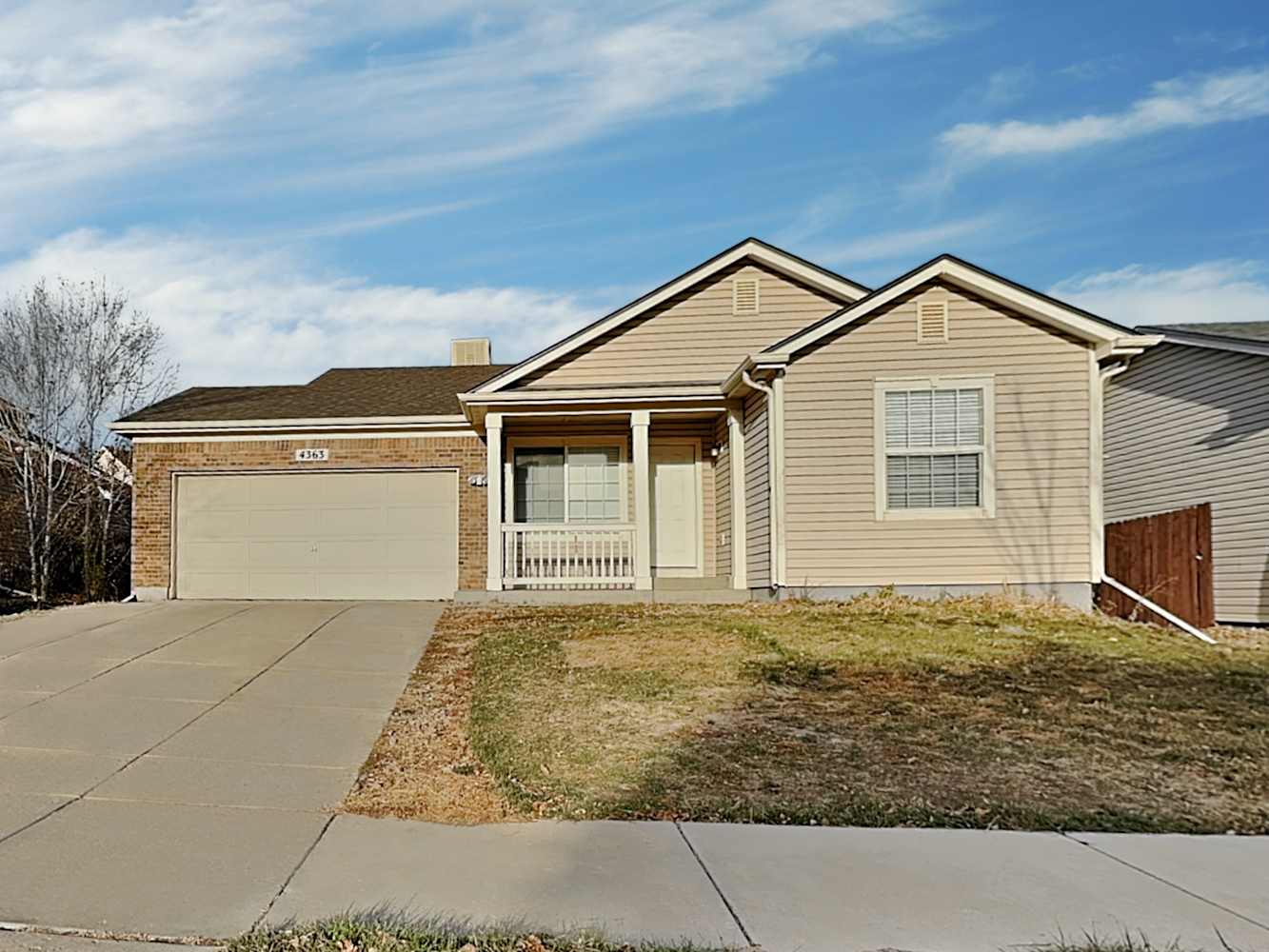 Front of 4363 Threshing Dr, Brighton, CO