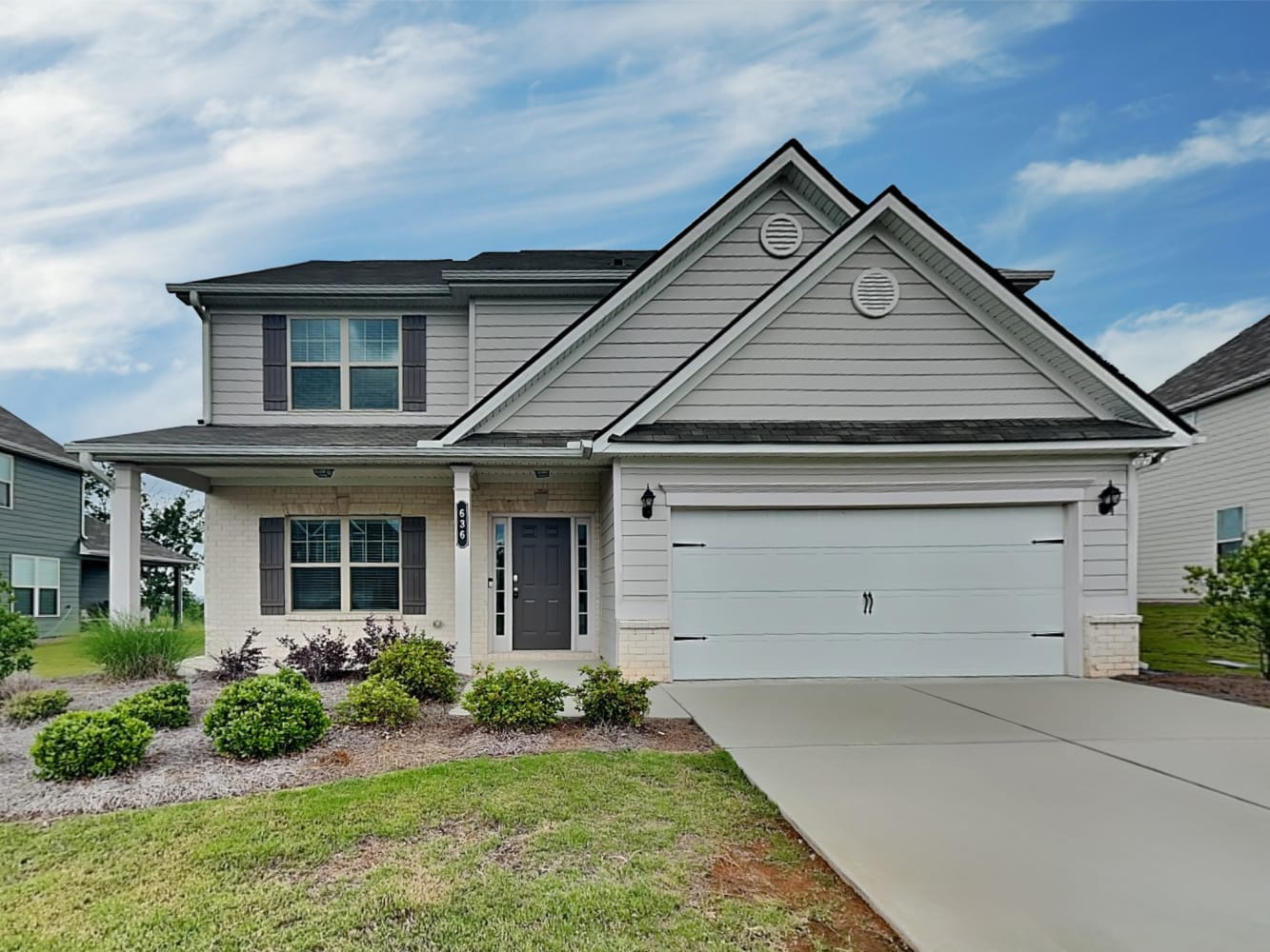 Front of 636 Wood Point Way, Dallas, GA