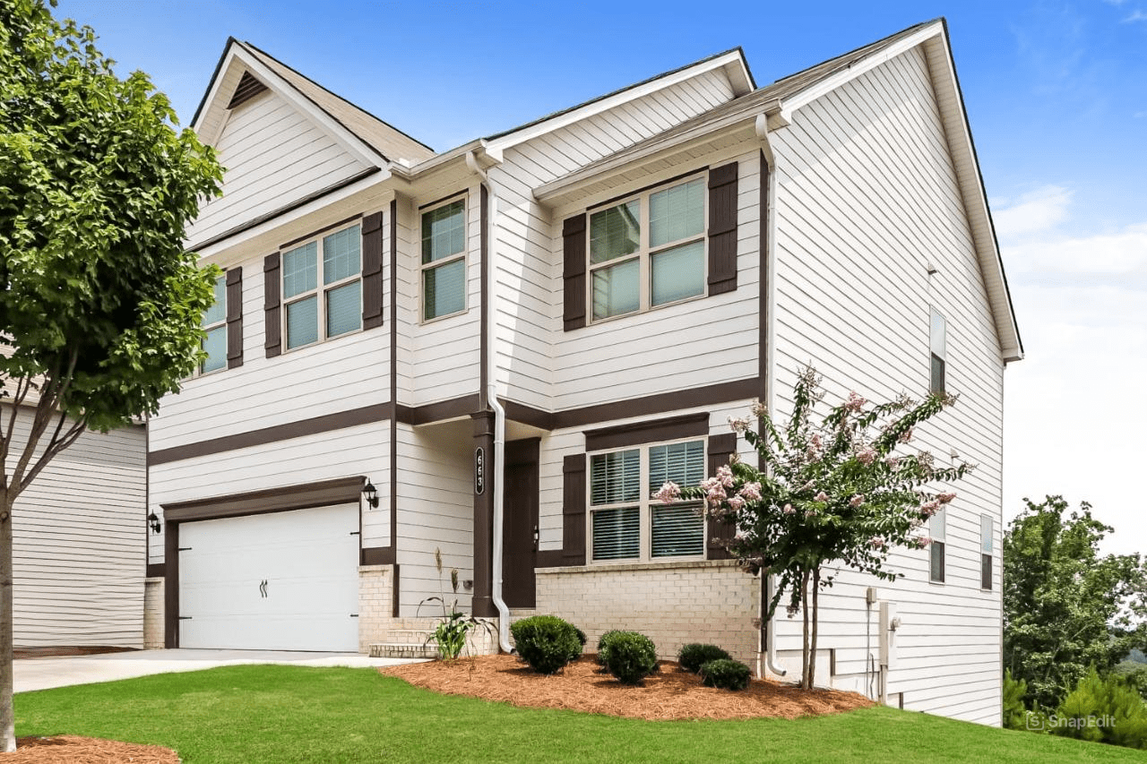 Front of 663 Wood Point Way, Dallas, GA