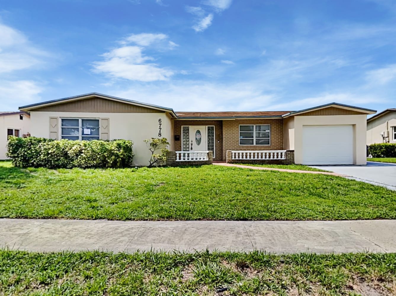 Front of 6778 NW 3rd St, Margate, FL