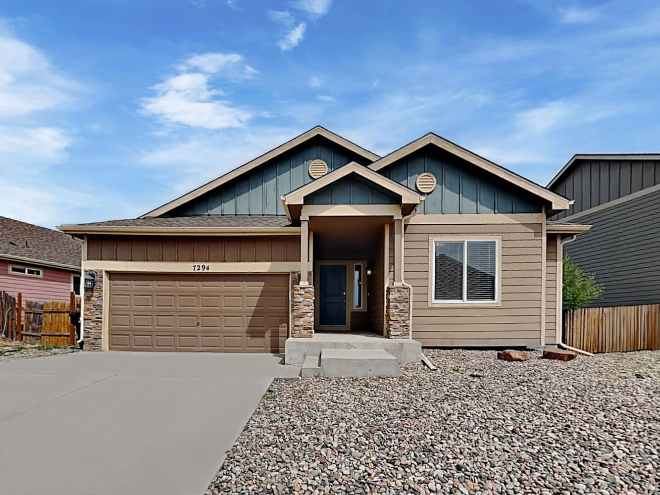 Front of 7294 Araia Dr, Fountain, CO