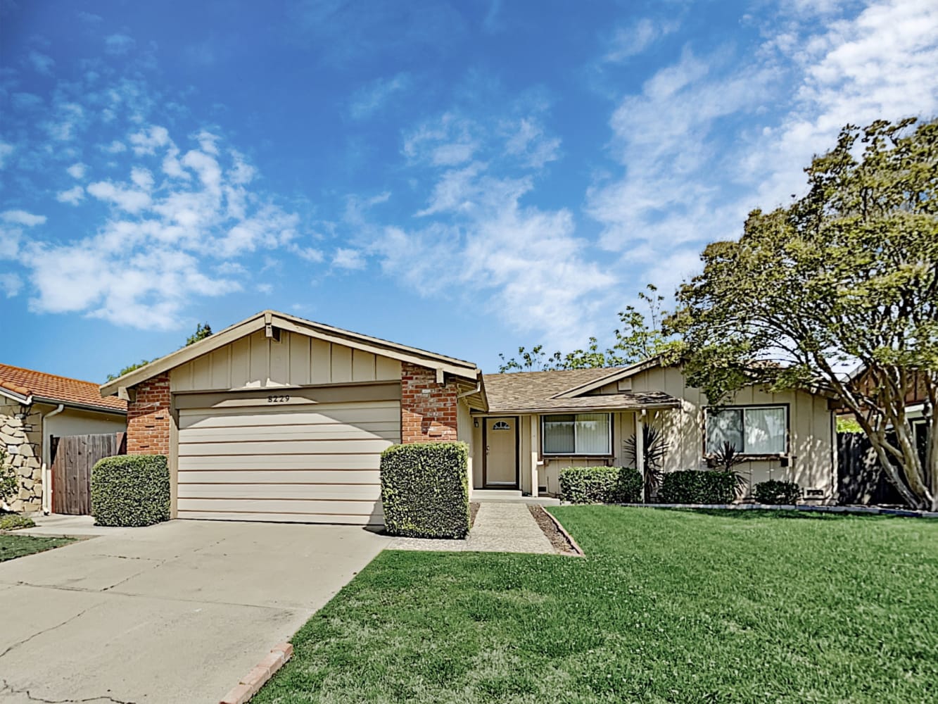 Front of 8229 Cedar Crest Way, Sacramento, CA