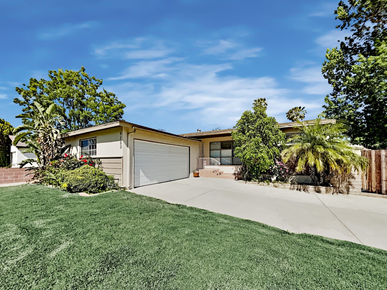 Front of 9700 Odessa Ave, North Hills, CA