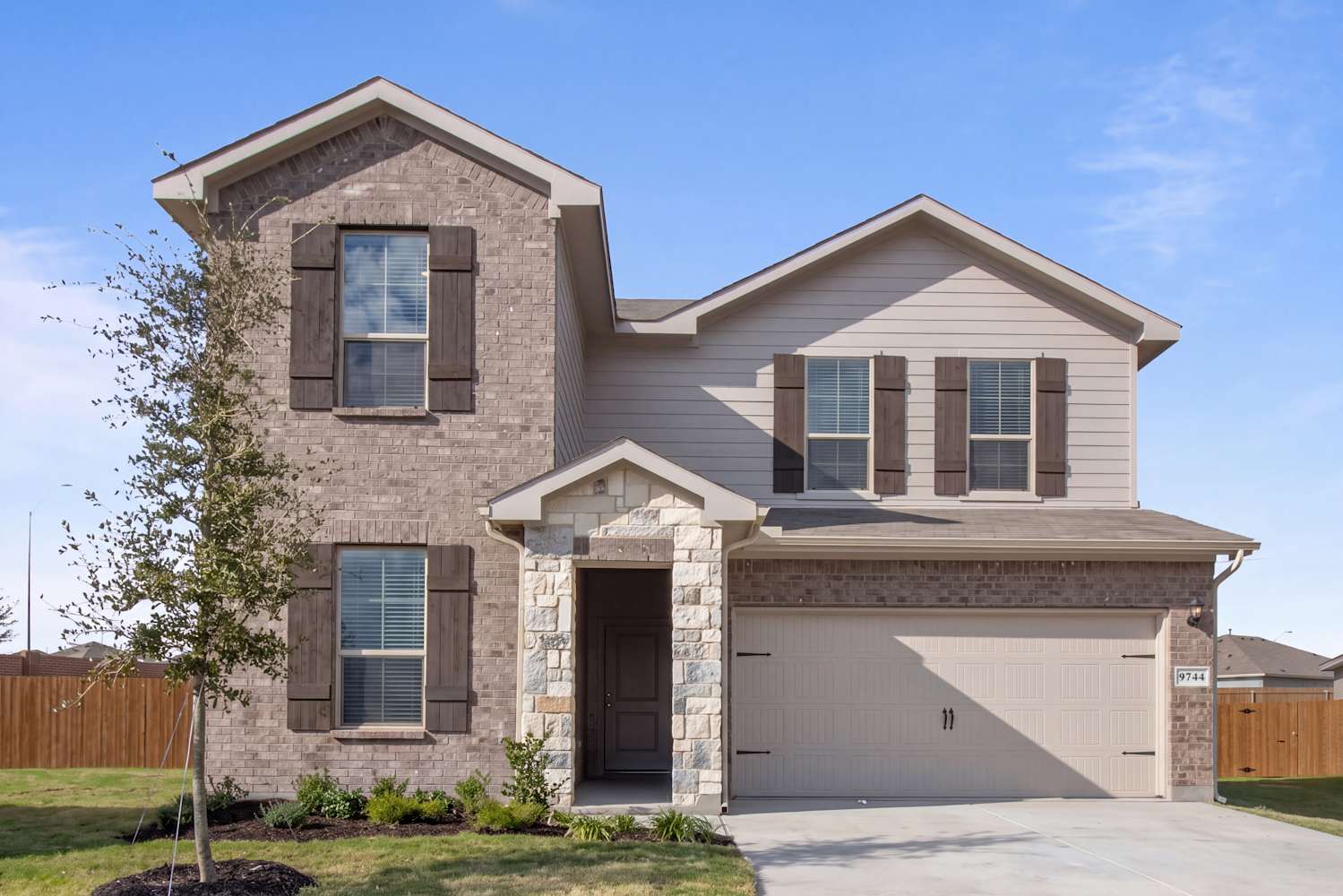 Front of 9736 MCCLANE FARM DRIVE, Fort Worth, TX