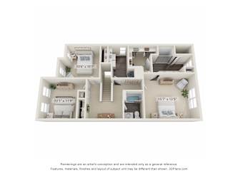Floor plan 2 for 1000 Legacy Ct