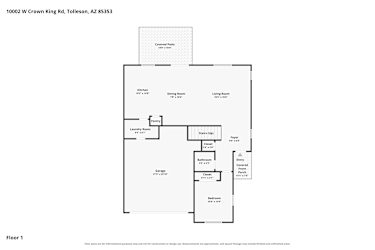 Floor plan 2 for 10002 W Crown King Road
