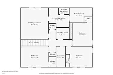 Floor plan 2 for 1002 Starmoss Lane