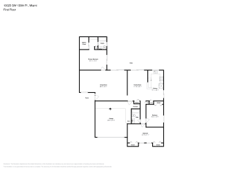 Floor plan 1 for 10025 SW 139th Pl