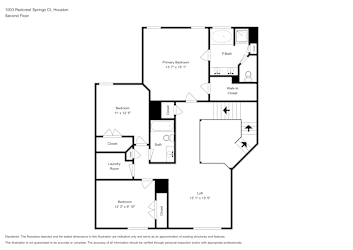 Floor plan 2 for 1003 Redcrest Springs Ct