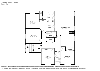 Floor plan 2 for 1004 Padre Island St
