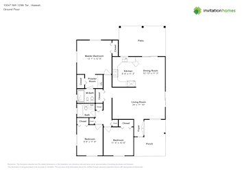 Floor plan 1 for 10047 NW 129th Ter