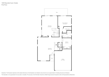 Floor plan 1 for 1005 Reynolds Ct