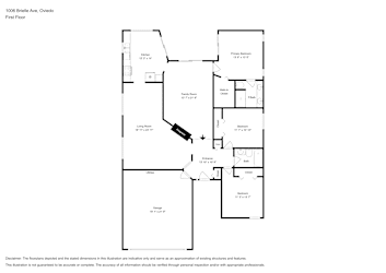 Floor plan 1 for 1006 Brielle Ave